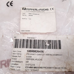 Pepperl + Fuchs Nbb10-30Gm50-e0 Proximity Switch 083998 New - Aeliya Marine Tech