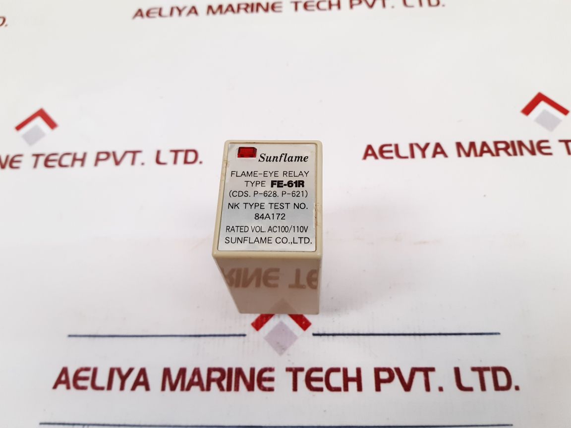 Sunflame Fe-61R Flame-eye Relay 84A172 100/110Vac - Aeliya Marine Tech