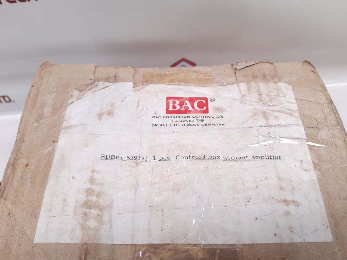 Bac Edbnr 539171 Controld Box Without Amplifier 0 To 150 Mv - Aeliya Marine Tech