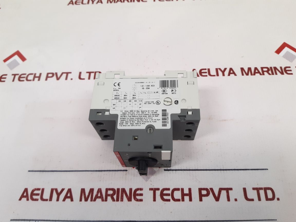 Abb Ms 116 Circuit Breaker 1Sam250000R1006 Manual Motor Starter 15-23A - Aeliya Marine Tech