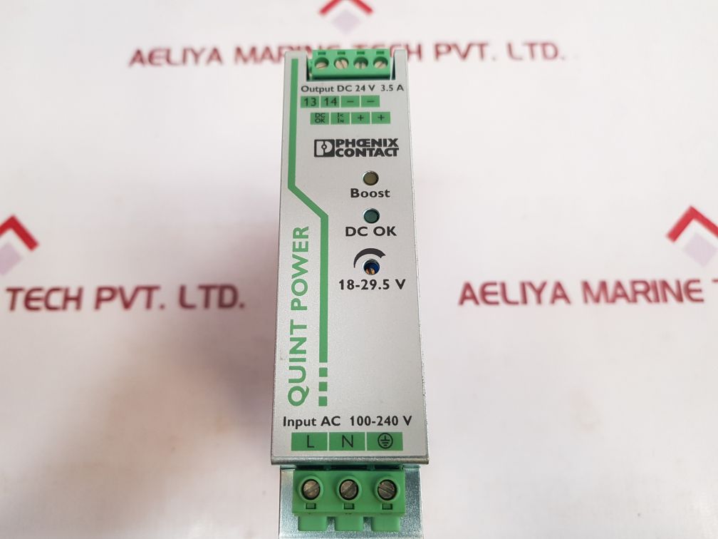 Phoenix Contact Quint-ps/1Ac/24Dc/3.5 Quint Power Supply Rev: 05 - Aeliya Marine Tech