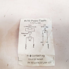 TH Contact 2464/1061 Piezo-Taste Switch - Aeliya Marine Tech