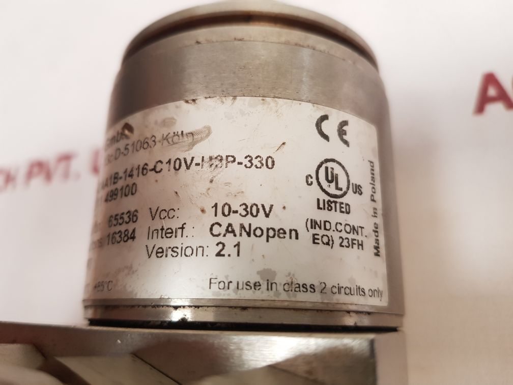 Posital Ocd-caa1B-1416-c10V-h3P-330 Rotary Encoder - Aeliya Marine Tech