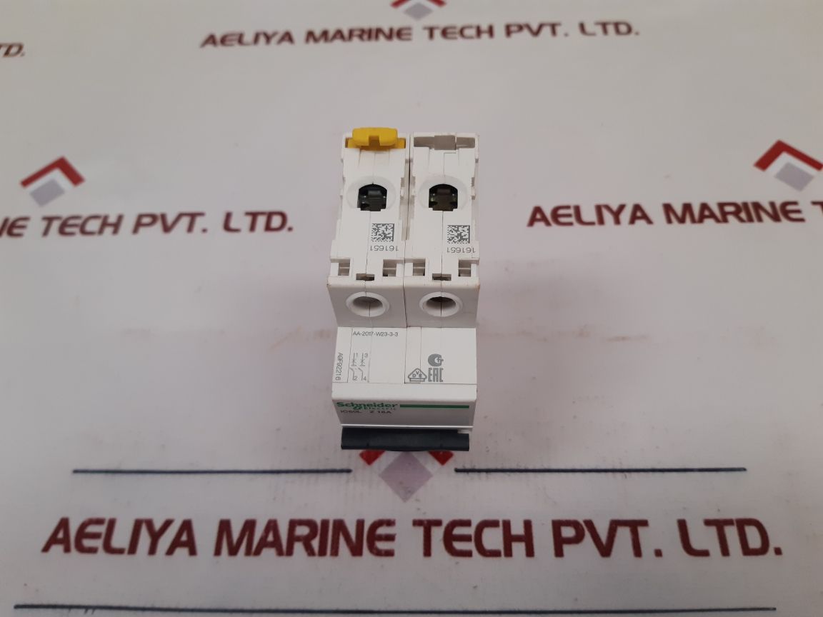 Schneider Electric Ic60L Z 16A Circuit Breaker - Aeliya Marine Tech