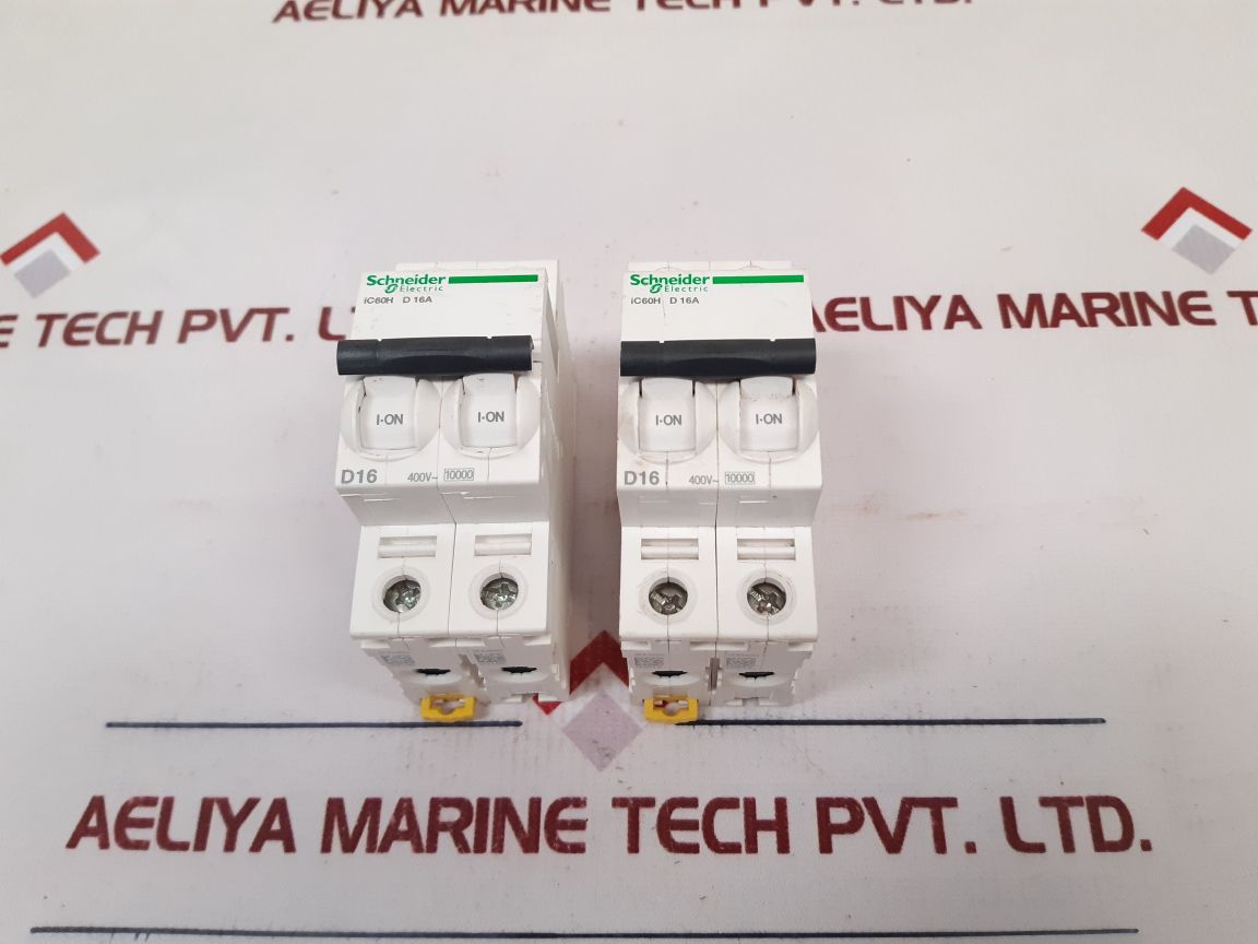 Schneider Electric Ic60H D16A 16A Circuit Breaker 400V 50/60Hz