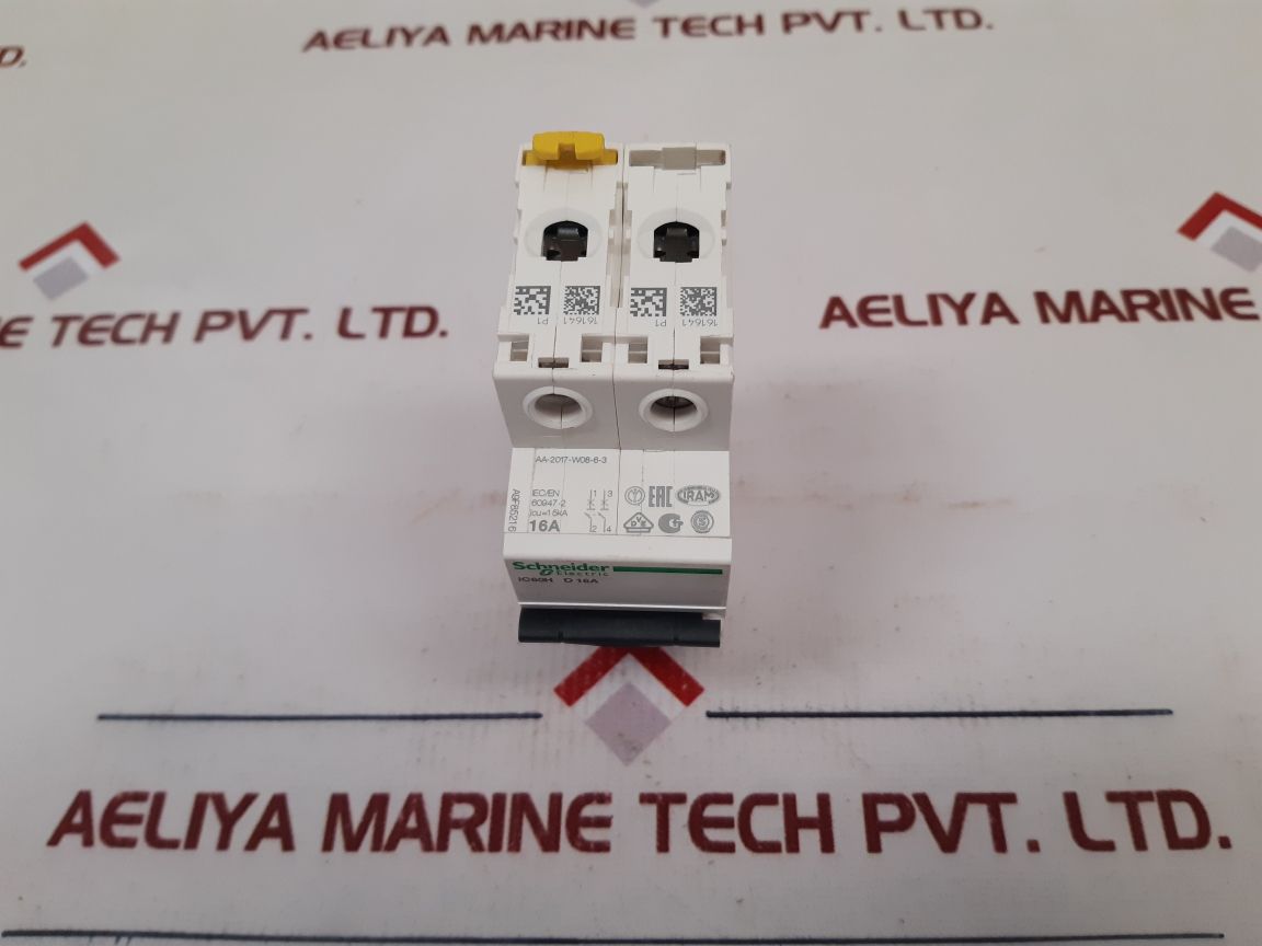 Schneider Electric Ic60H D16A 16A Circuit Breaker 400V 50/60Hz