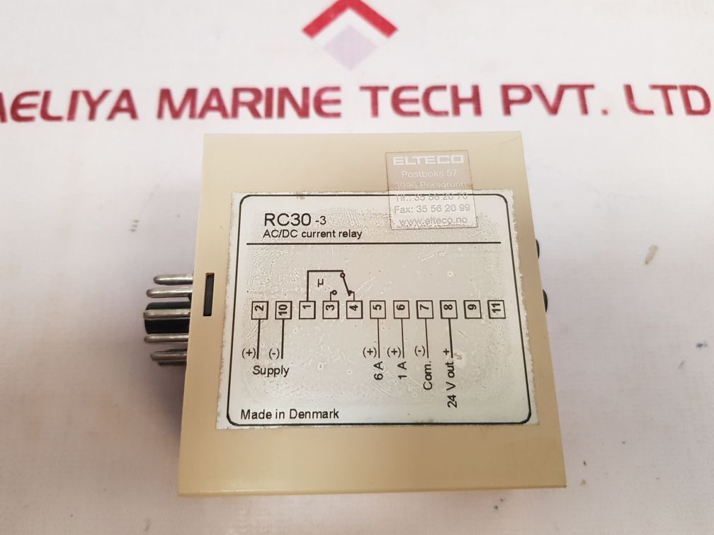 C-mac Rc30/Rv 30 Ac/Dc Current Relay - Aeliya Marine Tech