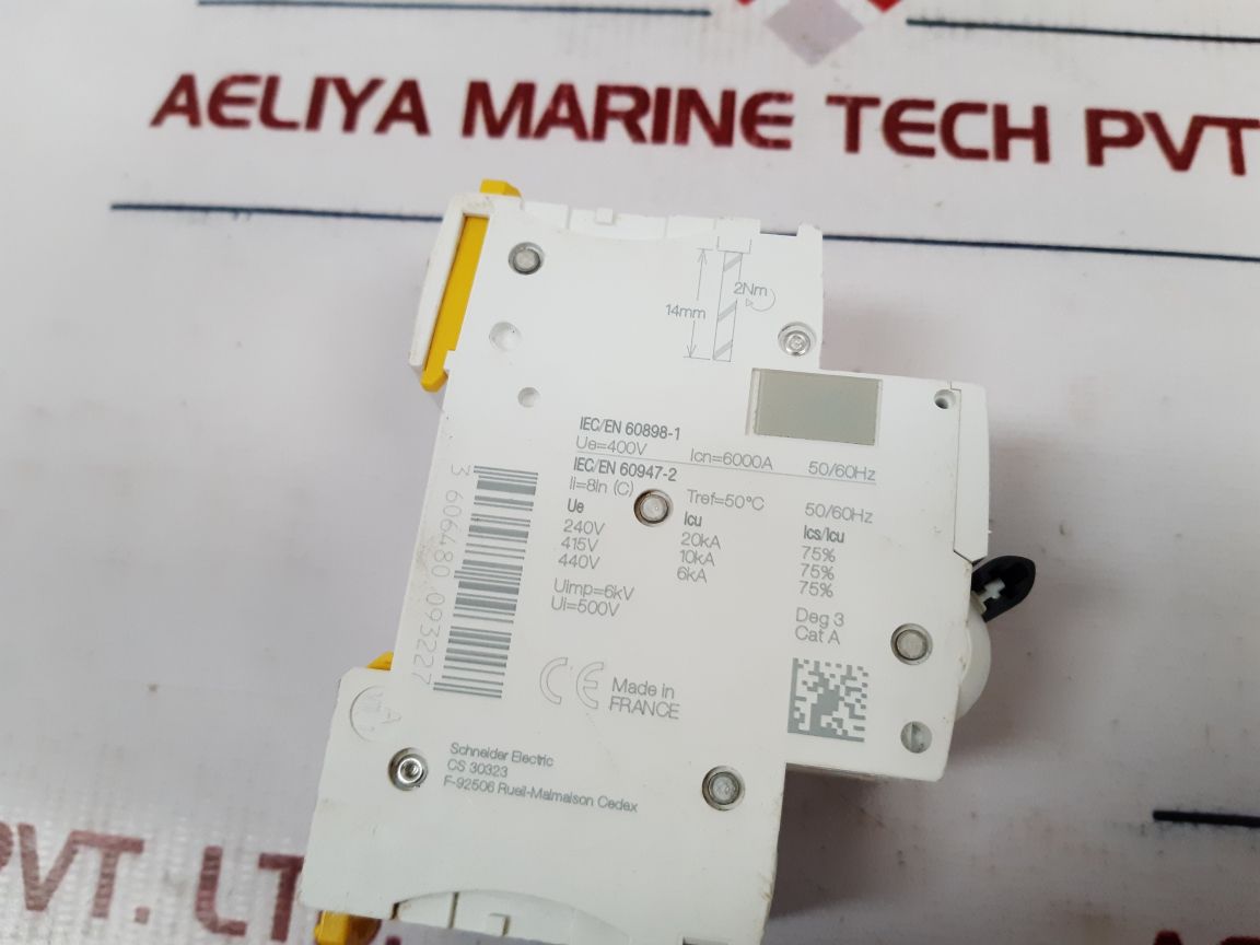 Schneider Electric Ic60N C10A Circuit Breaker - Aeliya Marine Tech