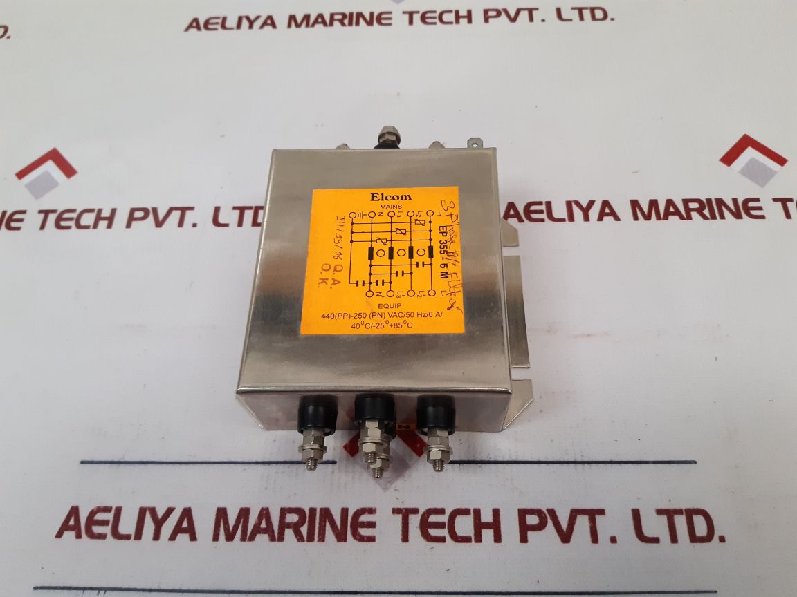 Elcom Ep 355-6M 3 Phase A/C Filter - Aeliya Marine Tech