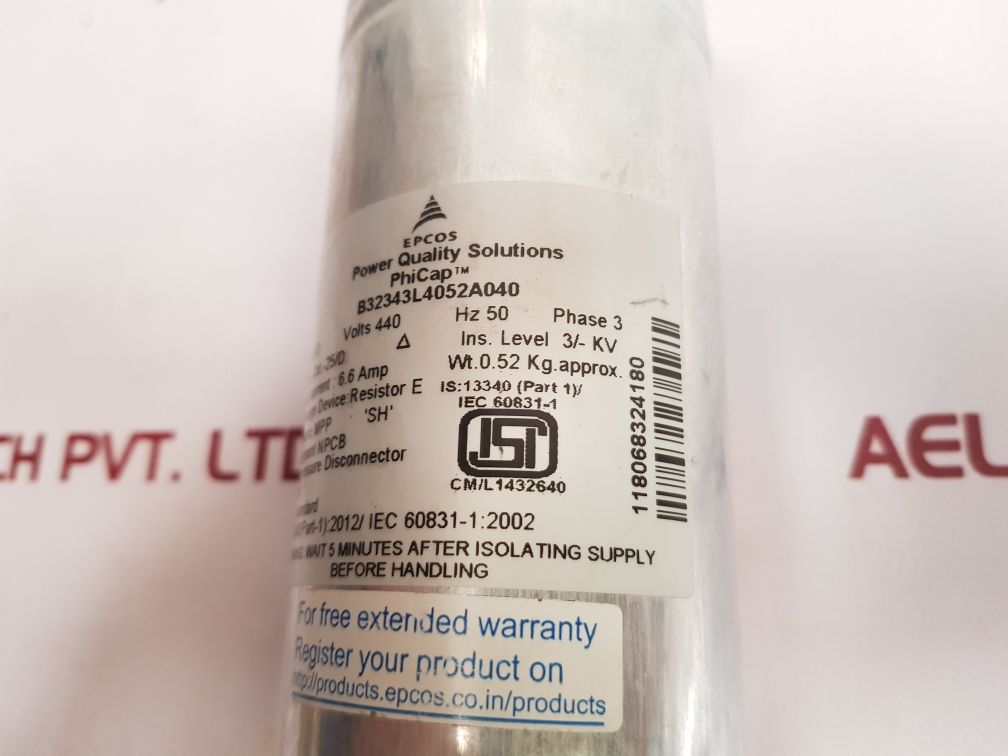 Epcos B32343L4052A040 Phicap Normal Duty Capacitors - Aeliya Marine Tech