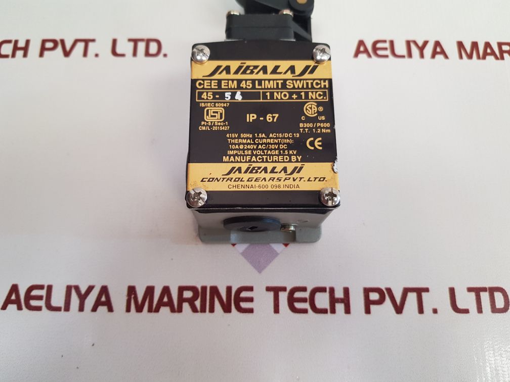 Jaibalaji Cee Em 45 Limit Switch New One - Aeliya Marine Tech