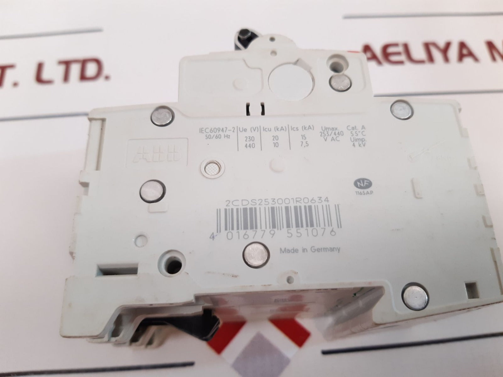 Abb S203-c63 Circuit Breaker - Aeliya Marine Tech