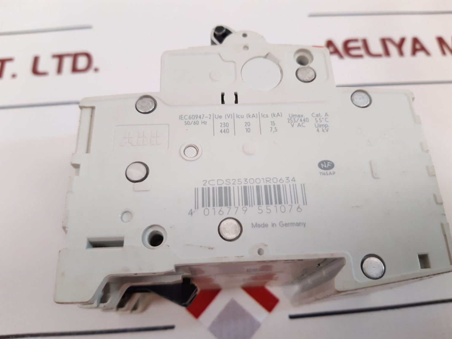 Abb S203-c63 Circuit Breaker - Aeliya Marine Tech