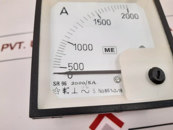 Mahesh Electrical Sr-96 Analog Ammeter - Aeliya Marine Tech