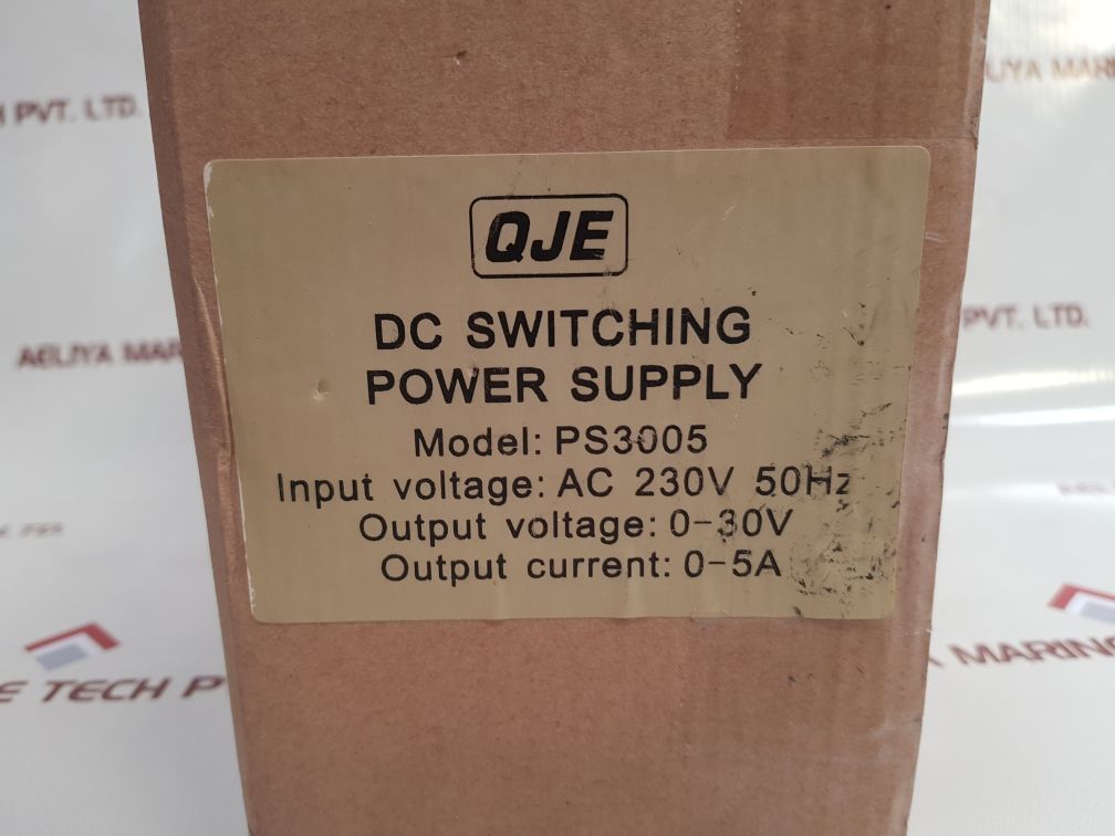 Qje ps3005 dc switching power supply - Aeliya Marine Tech