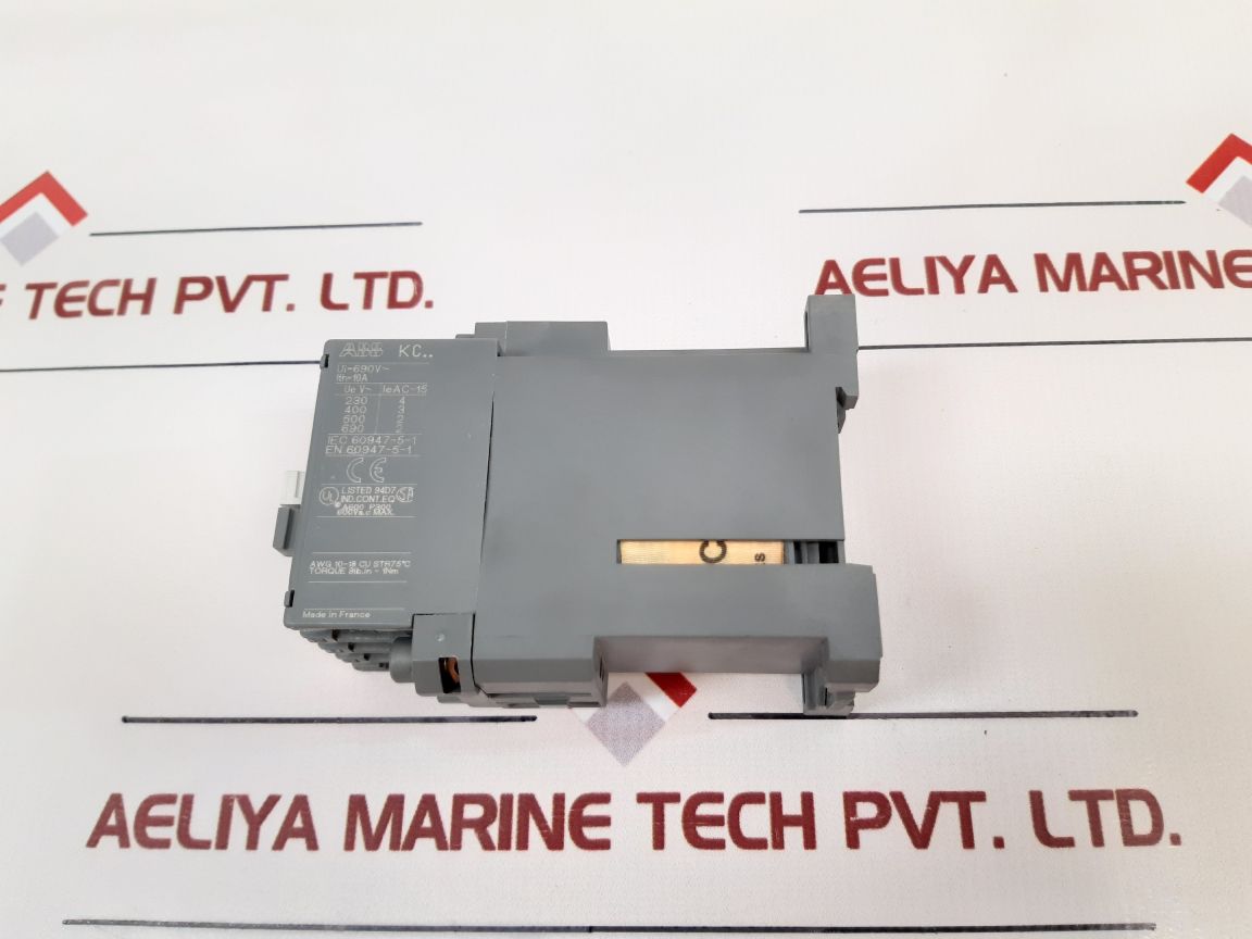 Abb Kc40E Contactor Relay Used - Aeliya Marine Tech