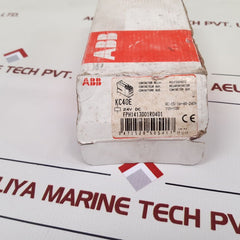 Abb Kc40E Contactor Relay Used - Aeliya Marine Tech
