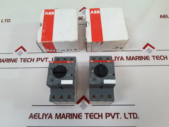 Abb Ms 116 Manual Motor Starter 1Sam250000R1005