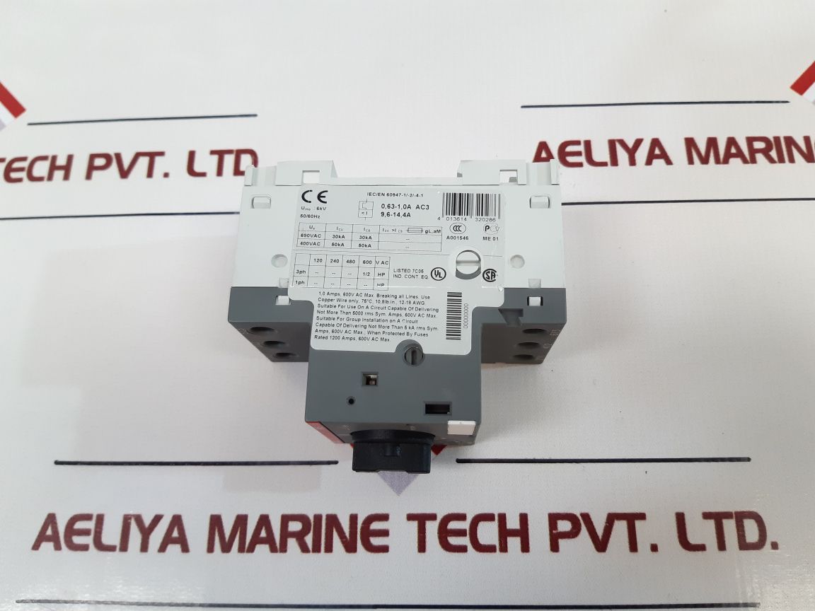 Abb Ms 116 Manual Motor Starter 1Sam250000R1005 - Aeliya Marine Tech