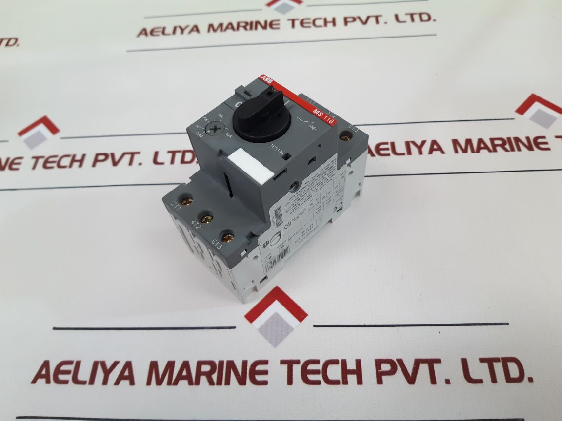 Abb Ms 116 Manual Motor Starter 1Sam250000R1005 - Aeliya Marine Tech