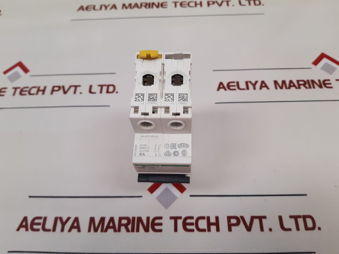 Schneider Electric Ic60H D 6A Circuit Breaker - Aeliya Marine Tech