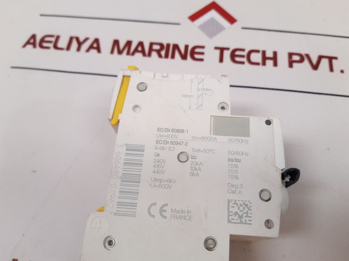 Schneider Electric Ic60N C 63A Circuit Breaker - Aeliya Marine Tech