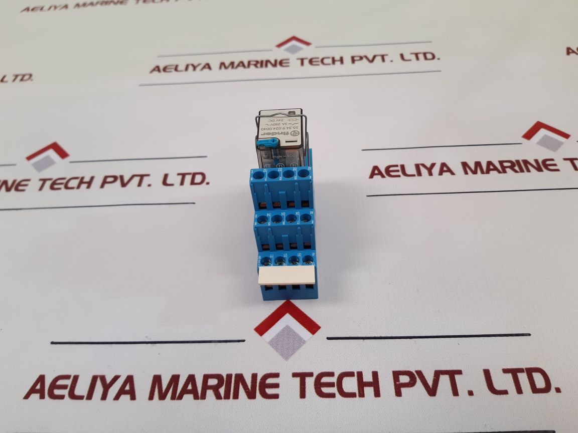 Finder 55.34.9.024.0040 Relay With Socket - Aeliya Marine Tech