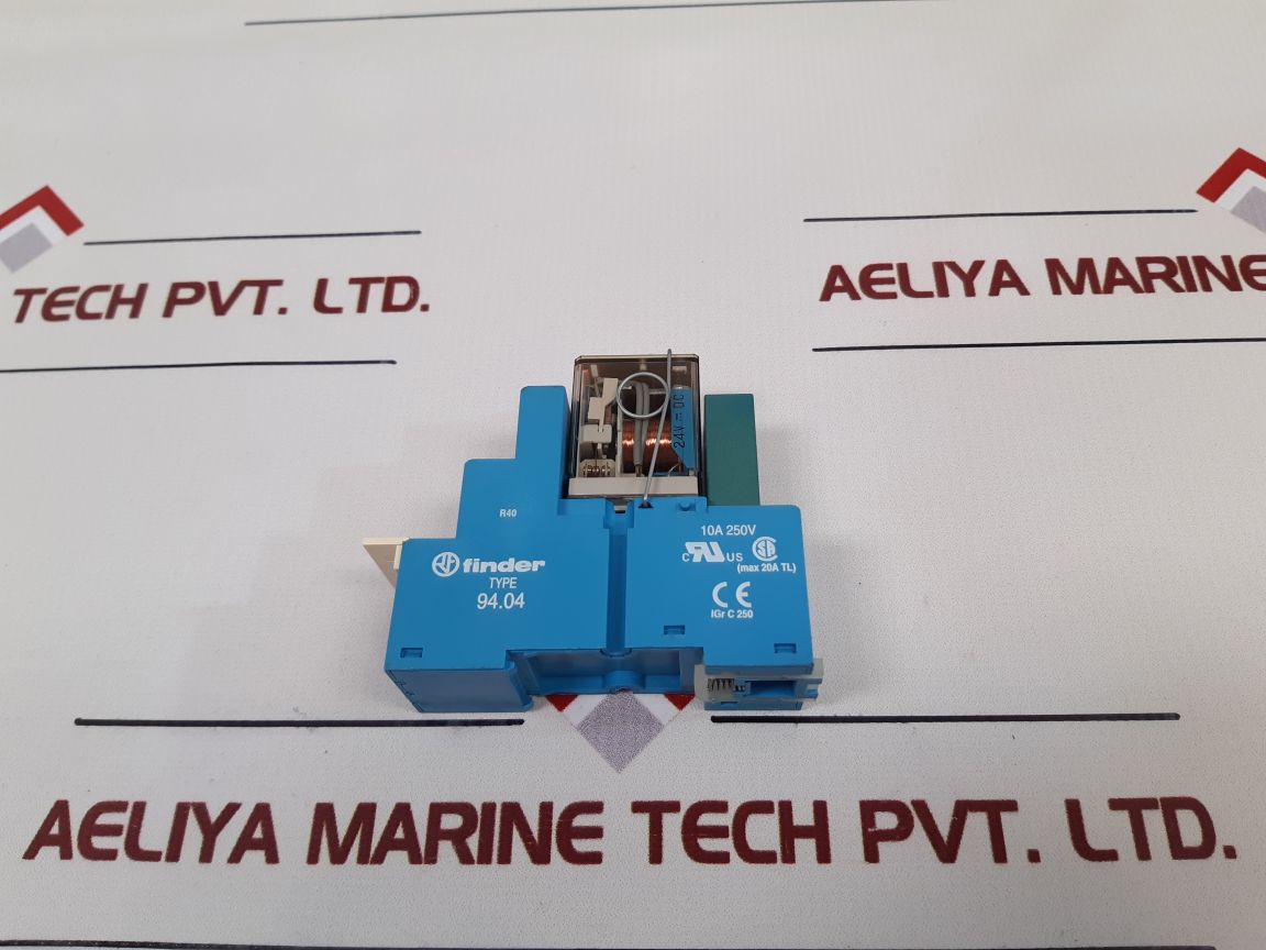 Finder 55.34.9.024.0040 Relay With Socket - Aeliya Marine Tech