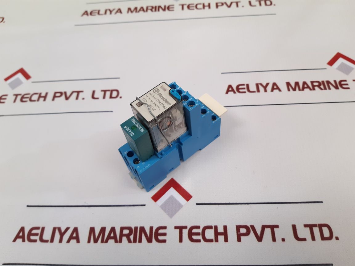 Finder 55.34.9.024.0040 Relay With Socket - Aeliya Marine Tech
