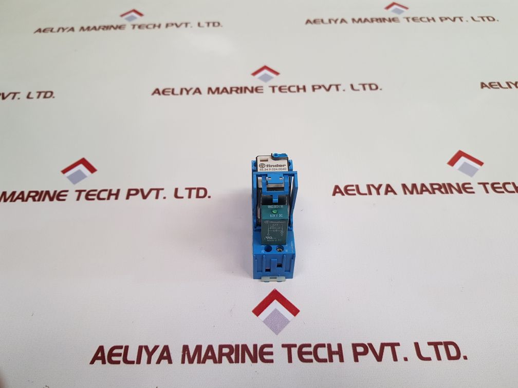 Finder 55.34.9.024.0040 Relay With 94.04 Relay Socket And 9902.9024.99 - Aeliya Marine Tech