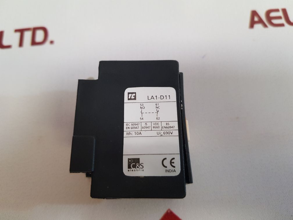 Set of 4x C&s tc la1 d11 auxiliary contact block - Aeliya Marine Tech