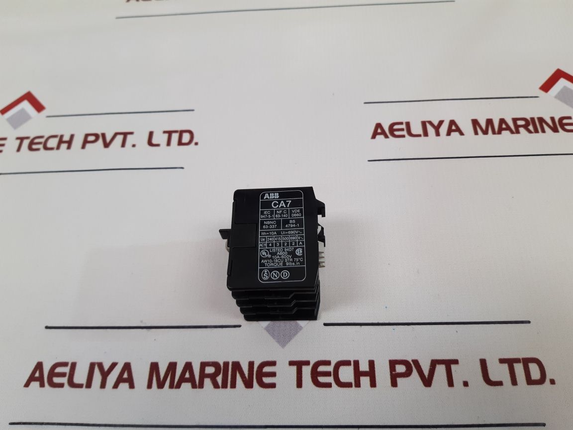 Abb Ca7-11/11E Contactor - Aeliya Marine Tech
