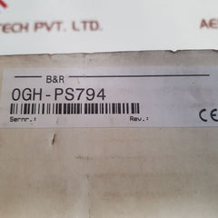 B&R Ps 794 Power Supply 0Gh-ps794 New - Aeliya Marine Tech