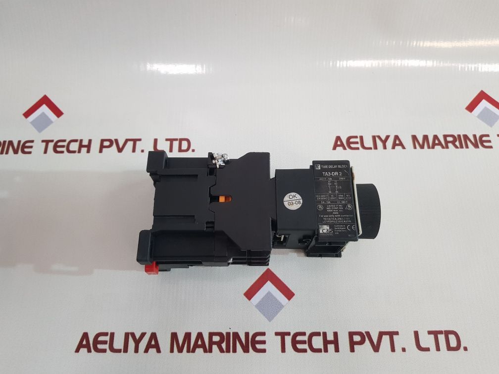 C&S Ta3 Dr2 Time Delay Block With Ca2-dn140 Contactor - Aeliya Marine Tech