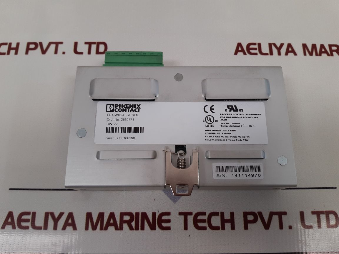 Phoenix Contact 2832771 Fl Ethernet Switch - Aeliya Marine Tech