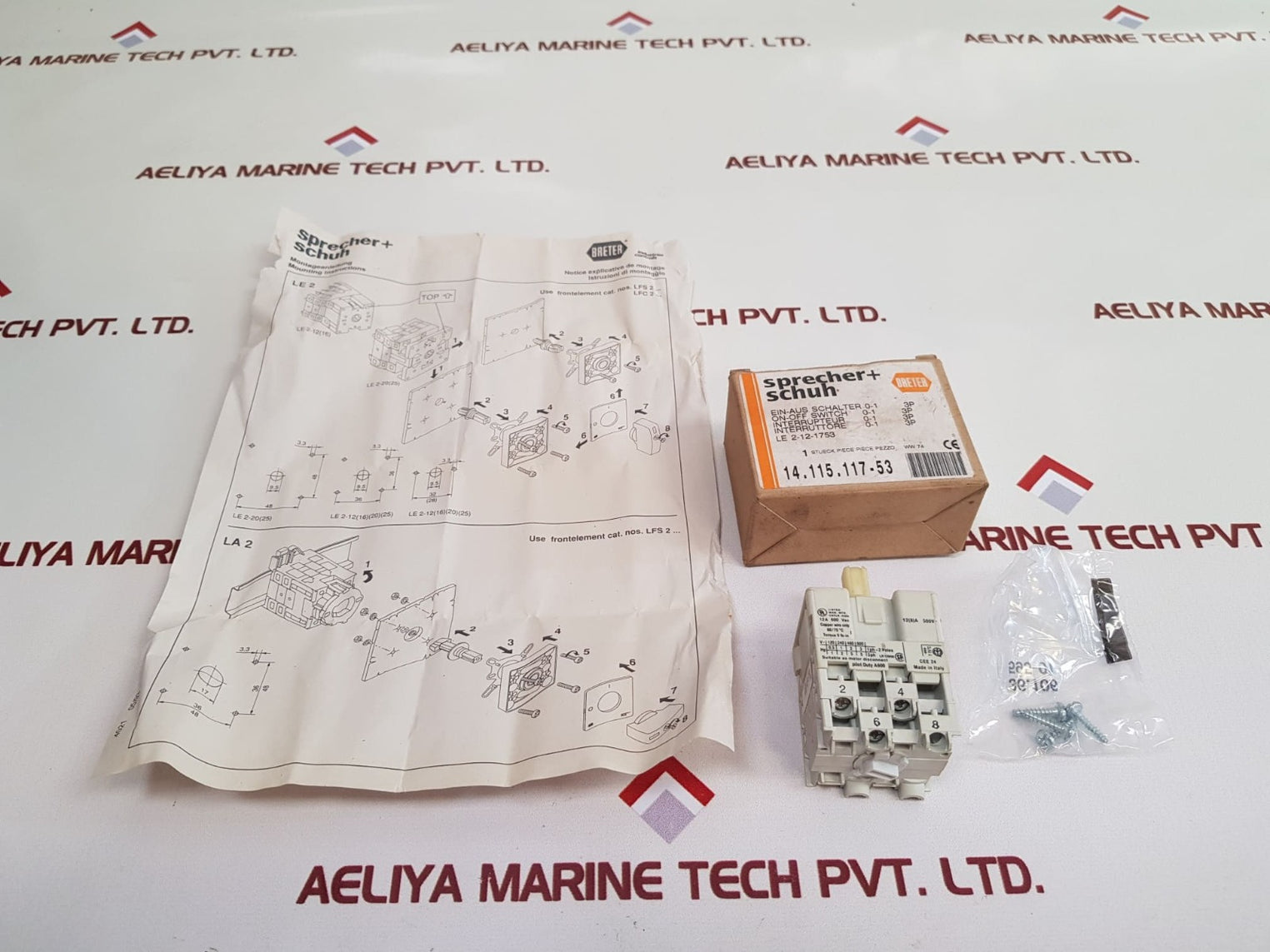 Sprecher + Schuh Le2-12 Rotary Cam Switch