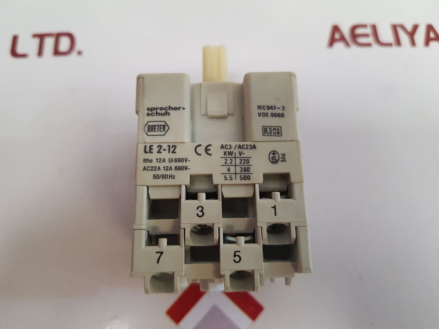 Sprecher + Schuh Le2-12 Rotary Cam Switch - Aeliya Marine Tech