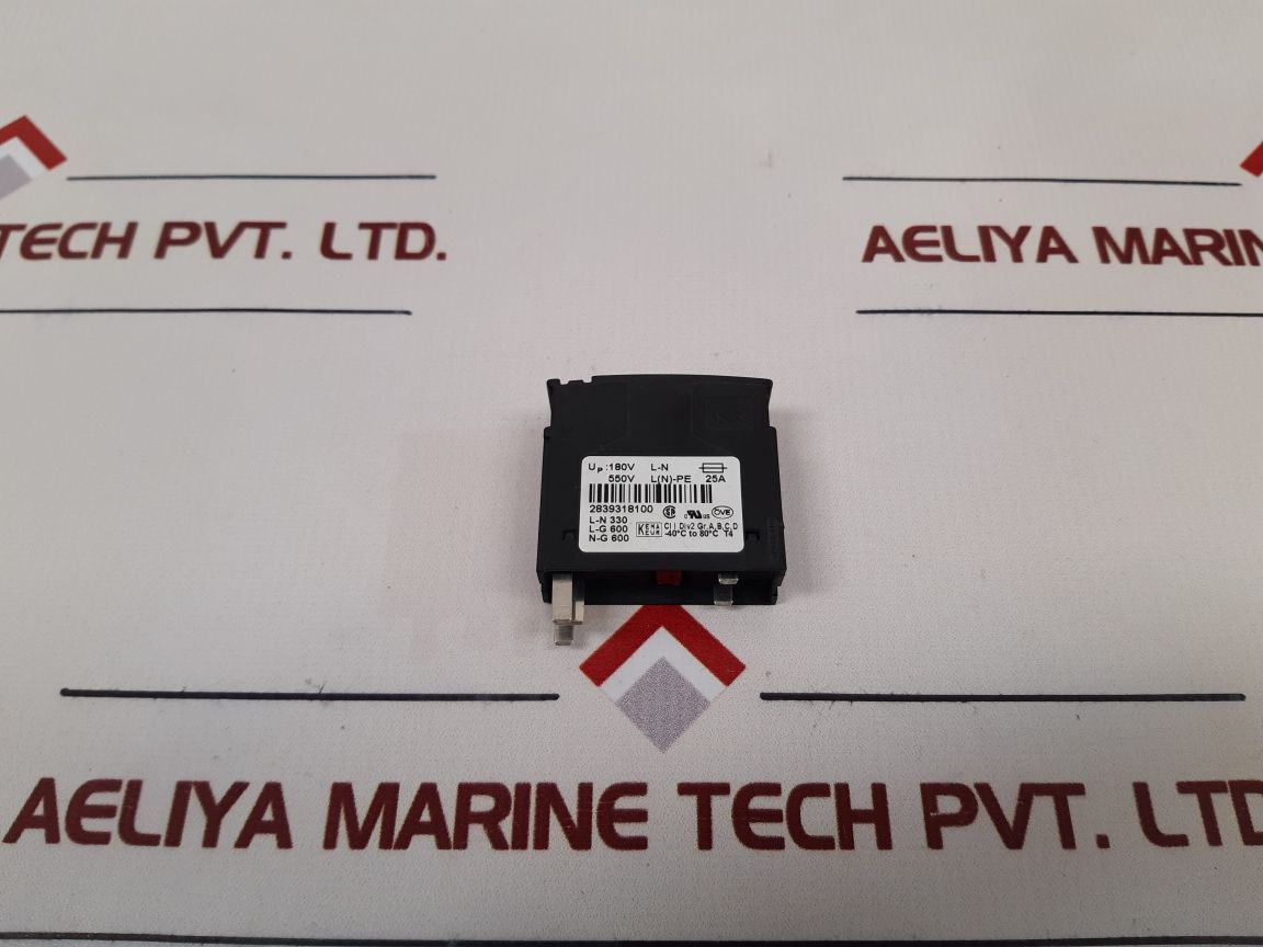 Phoenix Contact Pt2-pe/S 24Ac-st Surge Protector Plug - Aeliya Marine Tech