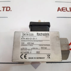 Barksdale Control Xtk-400-g1-s1-1 Pressure Switch - Aeliya Marine Tech