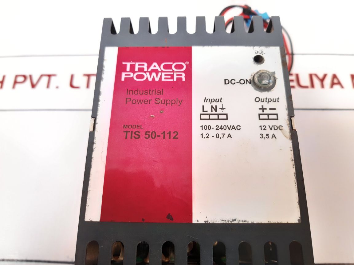 Traco Power Tis 50-112 Industrial Power Supply - Aeliya Marine Tech