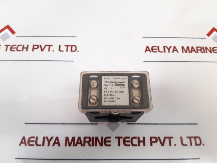 Crompton Pe-401-750/5A Current Transformer Ratio-750/5A