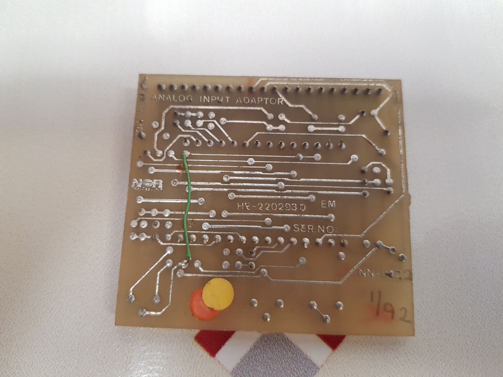Nor Control Nn-832.2 Analog Input Adaptor He-220293D Used - Aeliya Marine Tech