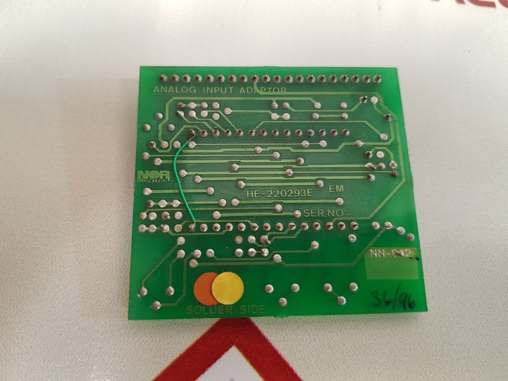 Nor Control Nn-832.2 He-220293E Analog Input Adaptor - Aeliya Marine Tech