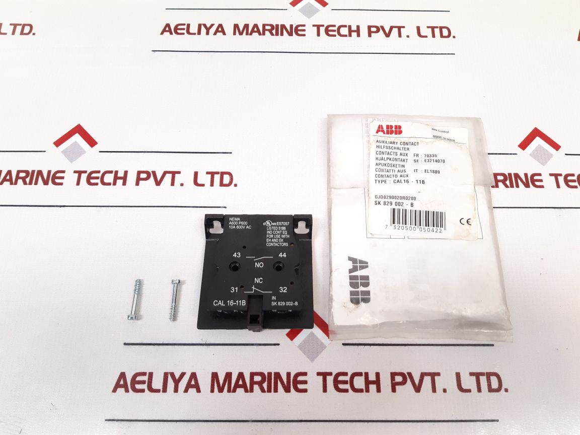 Abb Cal 16-11B Auxiliary Contact