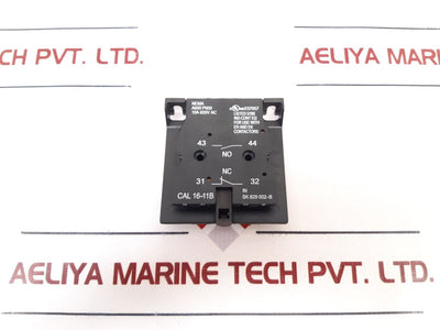 Abb Cal 16-11B Auxiliary Contact Block 10A 600V Ac Gjd8290020R0200 - Aeliya Marine Tech