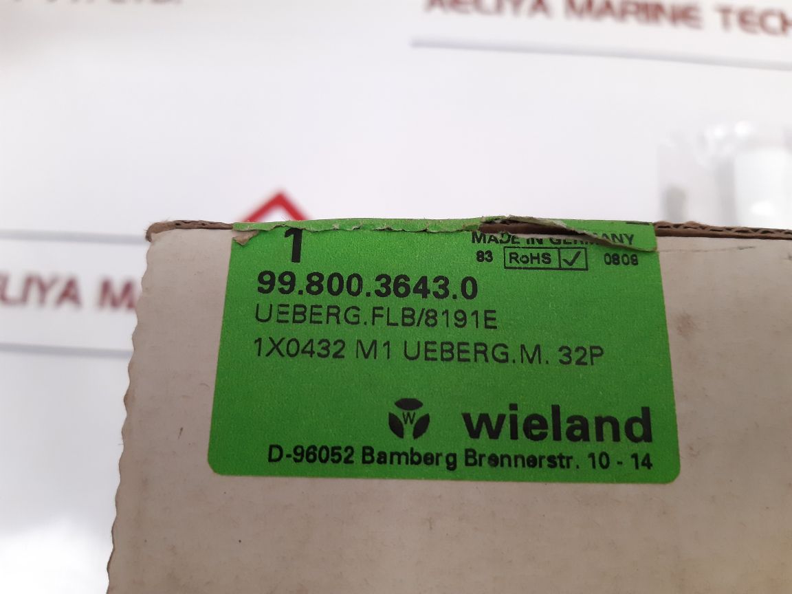Wieland 99.800.3643.0 - Aeliya Marine Tech