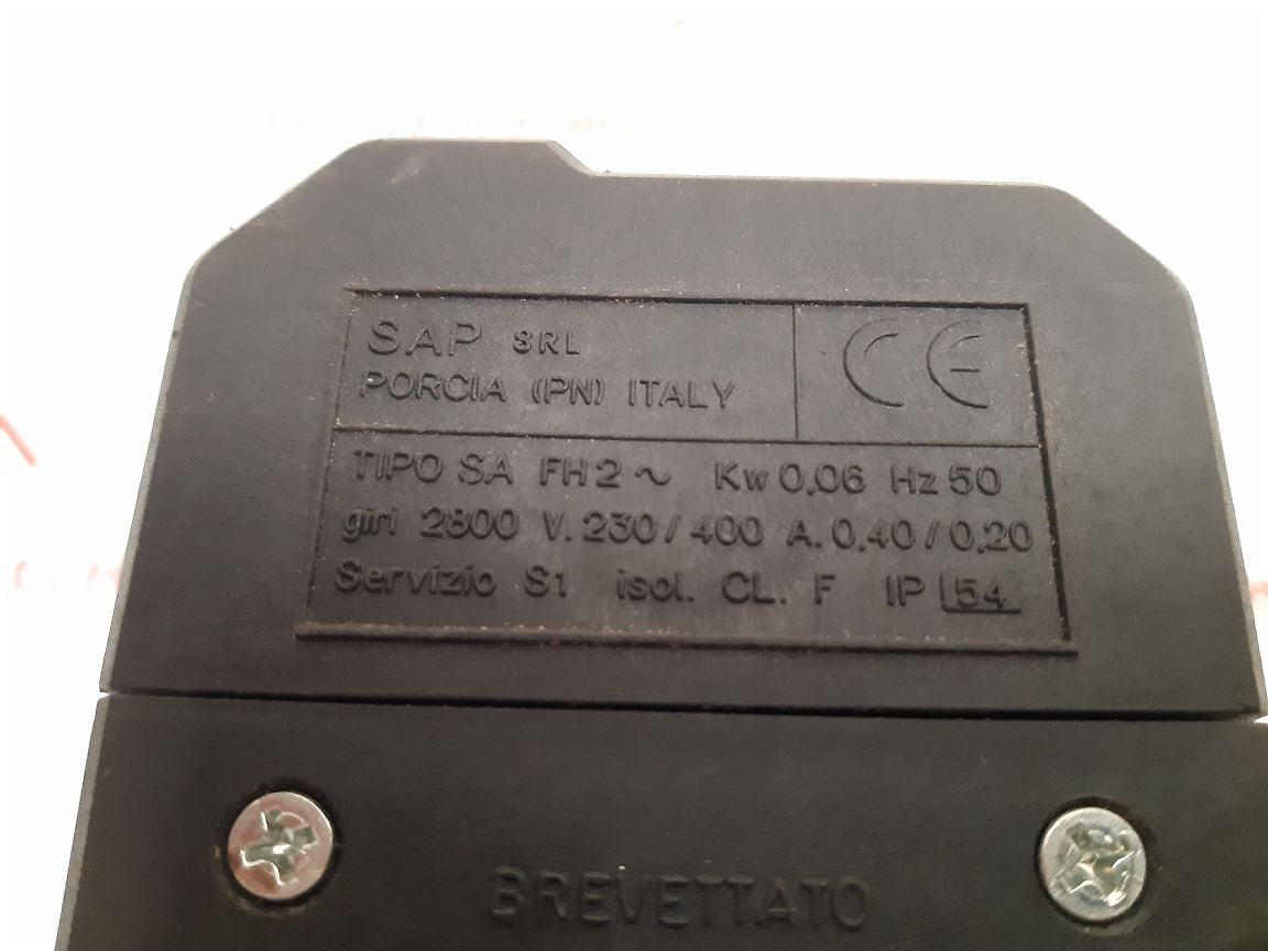 Sap Tipo Sa Fh2~ Pump Ip54 - Aeliya Marine Tech