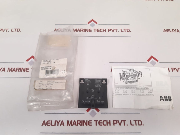 Abb Cal16-11A Auxiliary Contact Block Sk 829 002-a