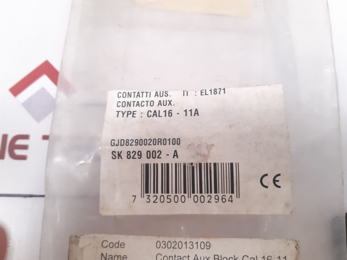 Abb Cal16-11A Auxiliary Contact Block Sk 829 002-a - Aeliya Marine Tech