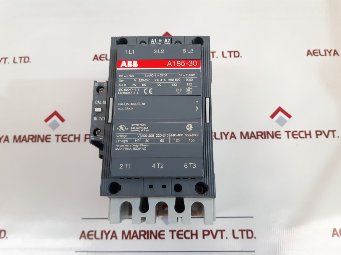 Abb A185-30 Contactor 1Sfl491001R8011 - Aeliya Marine Tech